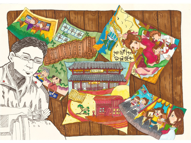 嘉兴市南湖区南湖创业aggame602班 张怡婷《镜头下的故事》.jpg
